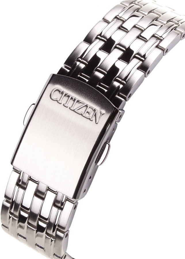 Đồng Hồ Nam Citizen Dây Thép Không Gỉ BM7300-50E - Mặt Đen