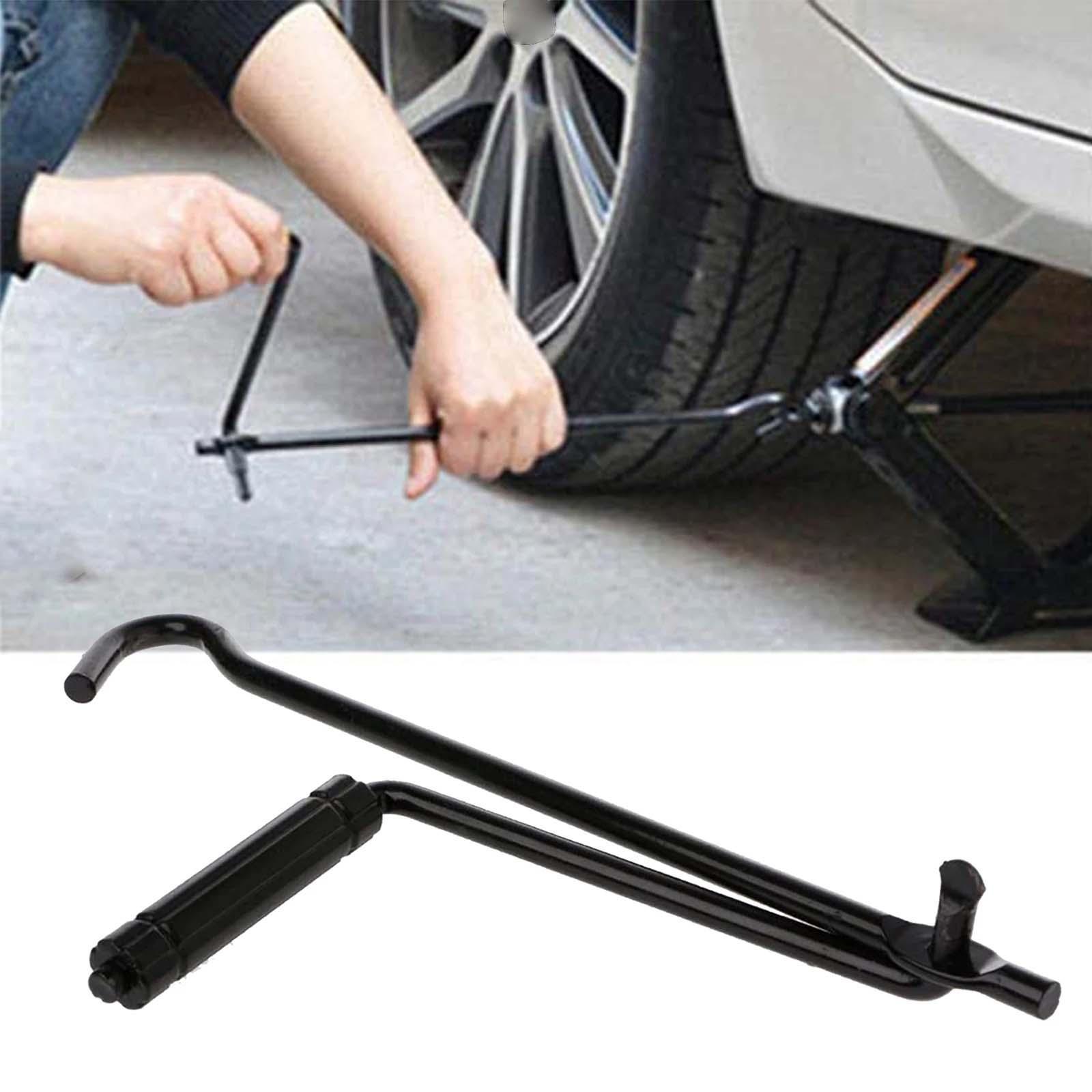 Car Truck Jack Handle Wrench Spanner Universal Tyre Repair Changing Tool