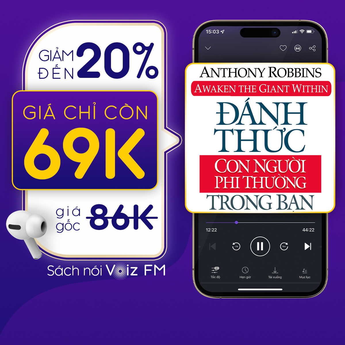 Voiz FM - Voucher nghe Sách Nói