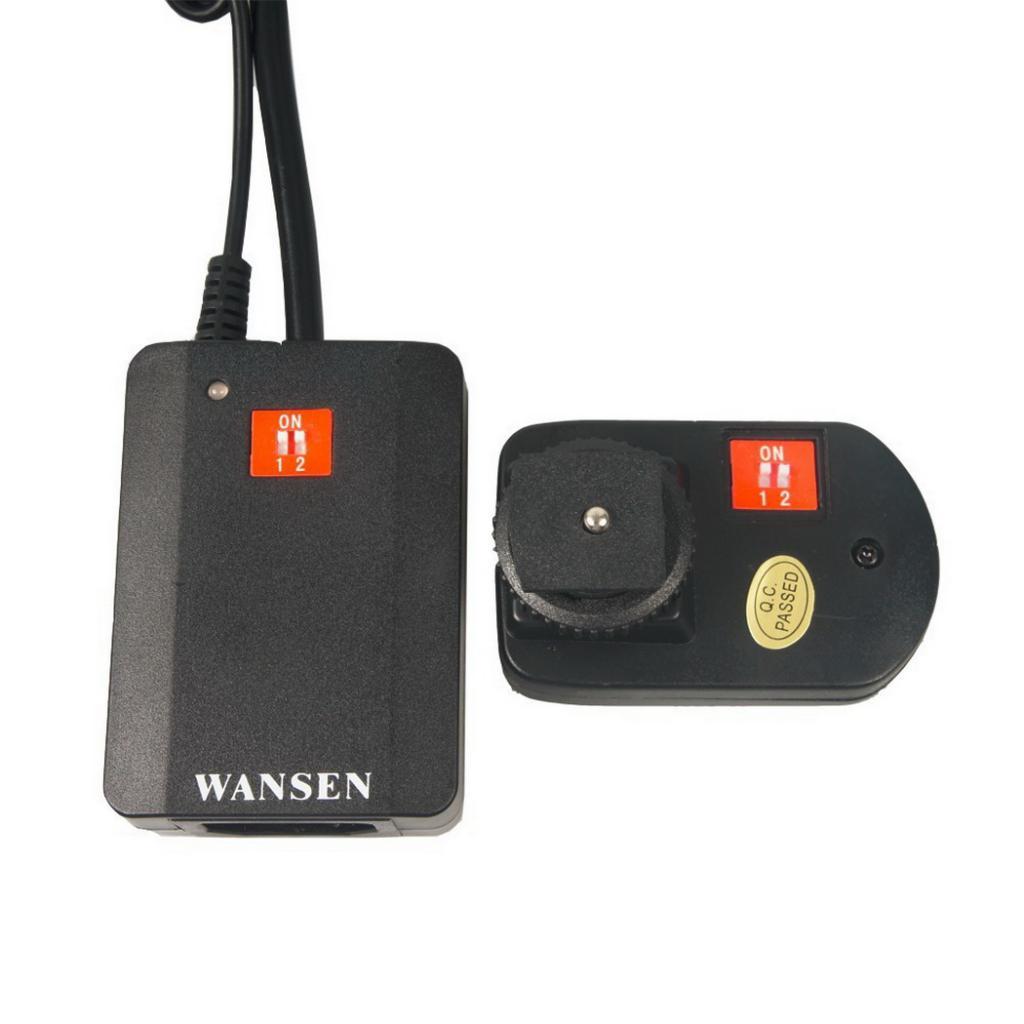 WS AC-04 4CH Wireless Radio Studio Flash Trigger + 2 Receivers for Strobe