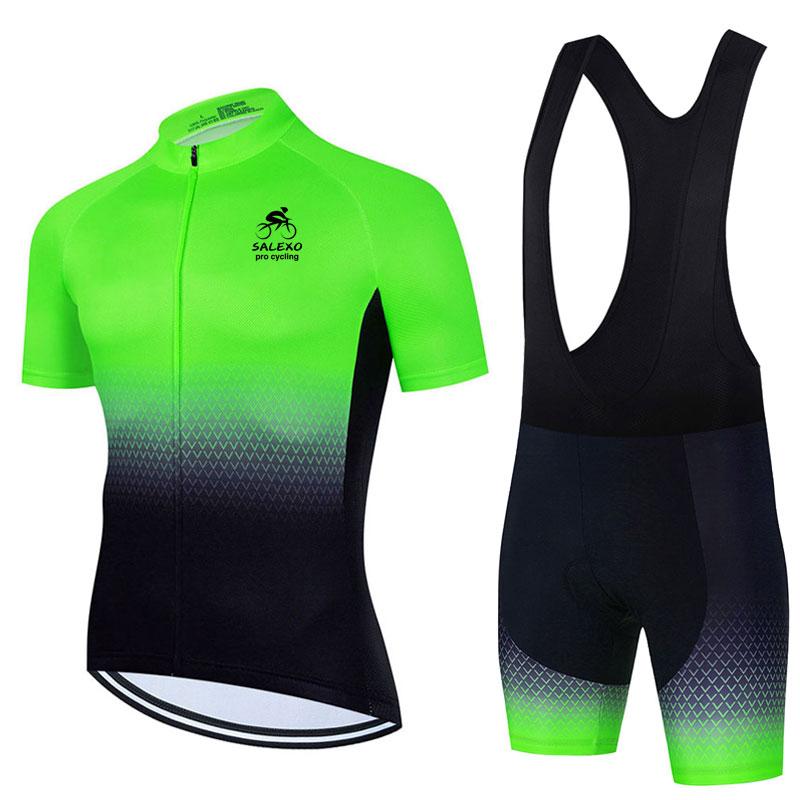 2023 Salexo ropa ciclismo mùa hè đàn ông đi xe đạp áo ngắn tay đua xe đạp leo núi quần áo xe đạp quần áo xe đạp Color: 8 Size: XS