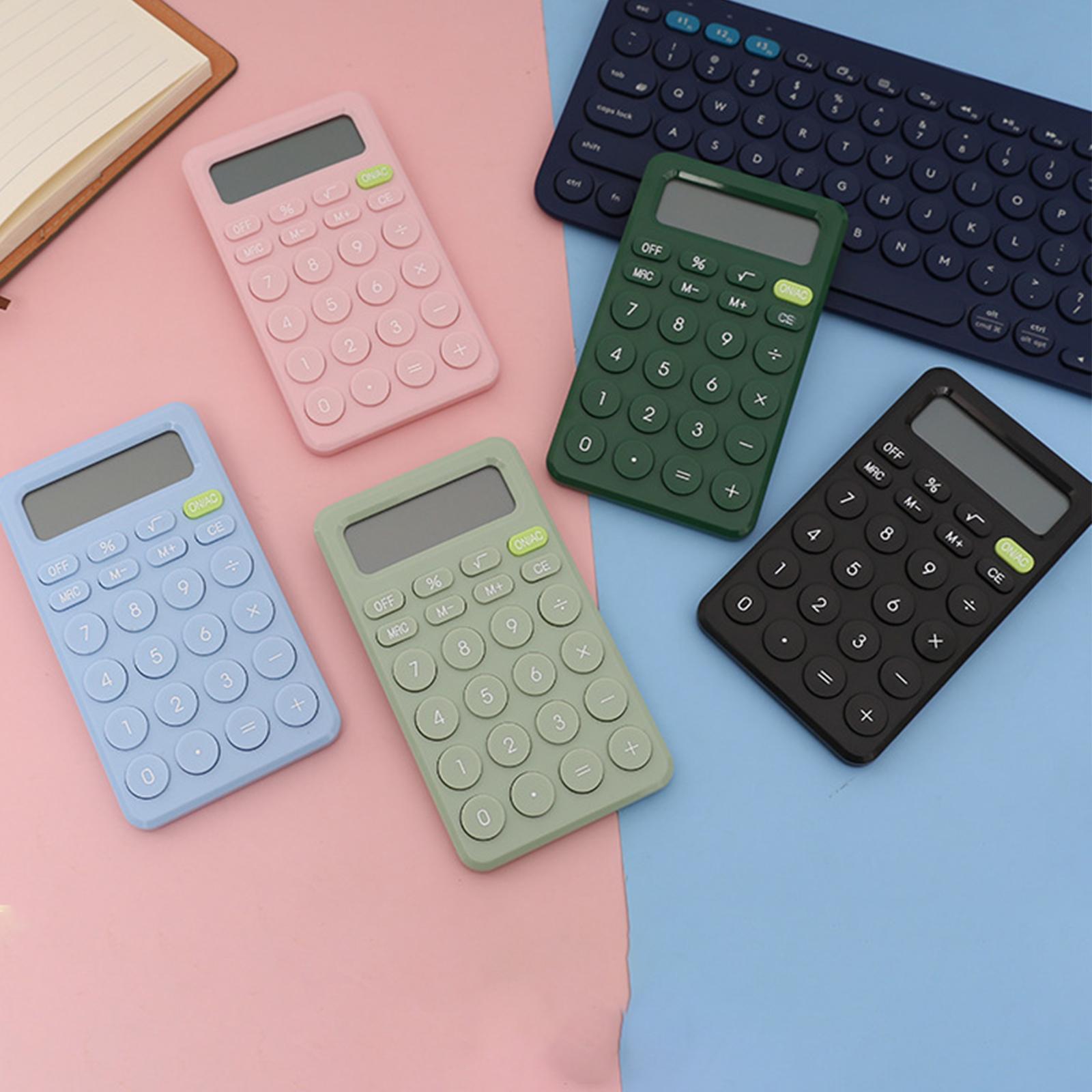 Mini Calculator Mathematics Learning Aid Pocket Calculator for Preschool Kindergarten Primary School Kids