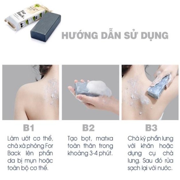 Xà phòng tắm ngừa mụn lưng Pelican For Back Soap Bar 135g