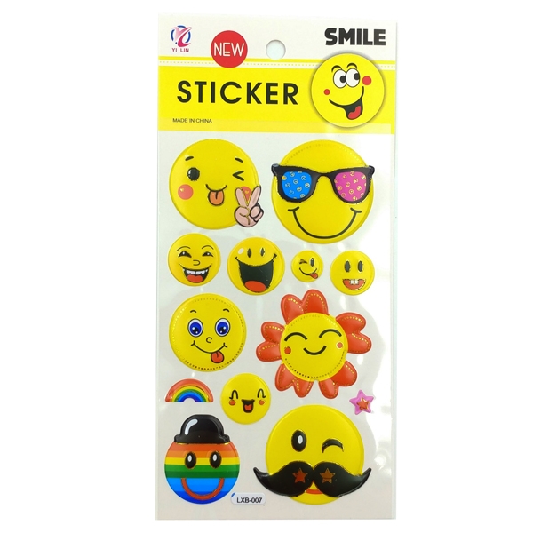 Sticker Mặt Cười Nhiều Hình (Mẫu Sản Phẩm Bên Trong Là Ngẫu Nhiên)