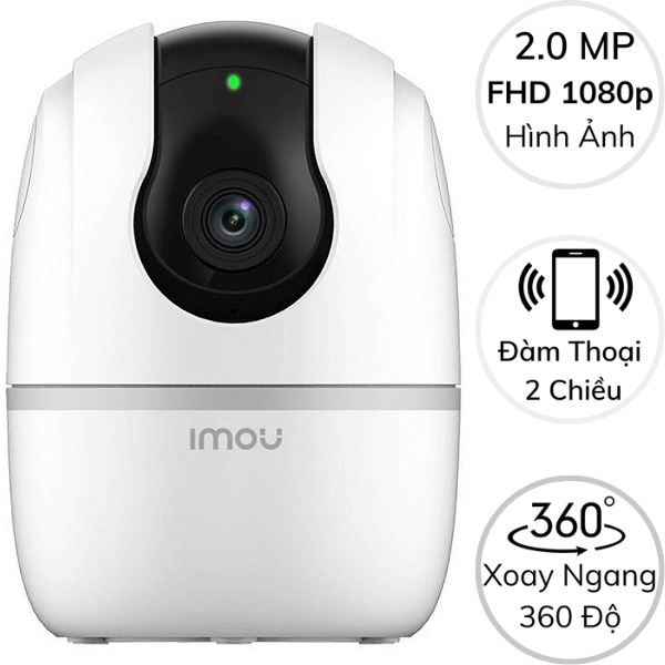 Camera wifi imou ranger A2 IPC-A22EP-D-V3 2.0 megapixel, quay qua app, đàm thoại hai chiều, hồng ngoại - hàng chính hãng bảo hành 24 tháng