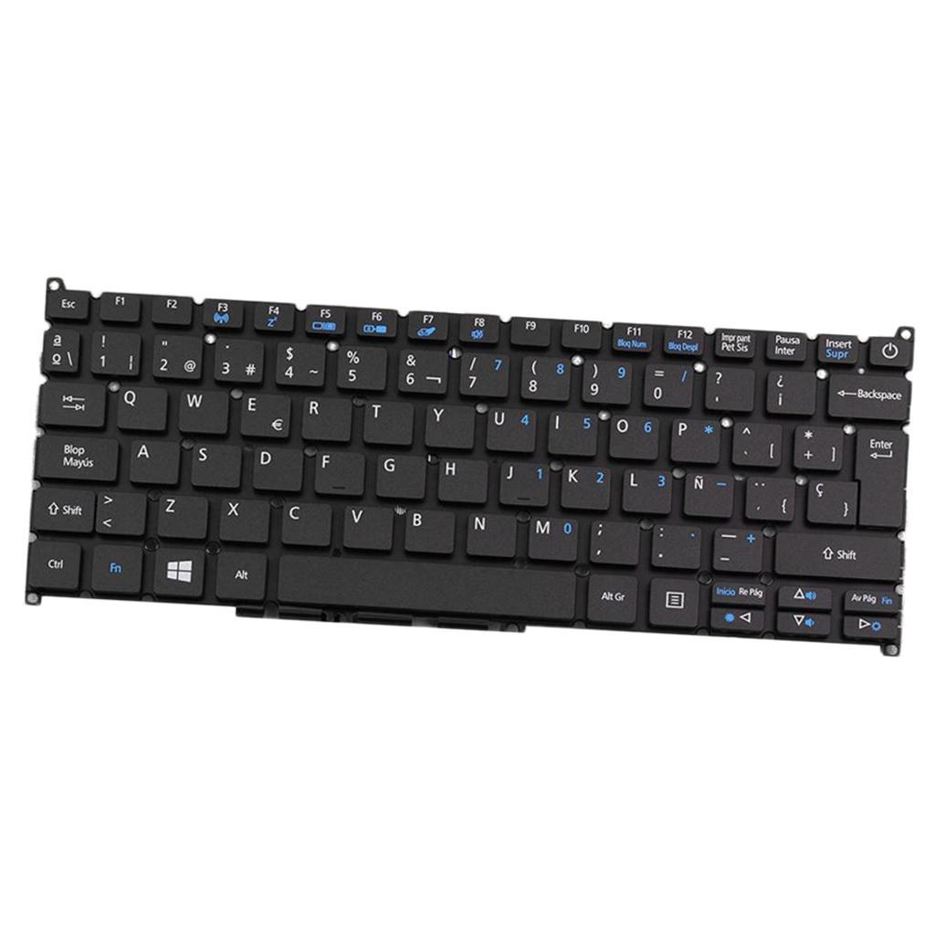 Spanish Layout Keyboard Parts for ACER Aspire ES1-132 C9N8 Notebook Black