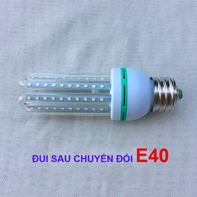 Bộ 5 đầu chuyển đổi đui đèn đui xoáy E27-E40 V2