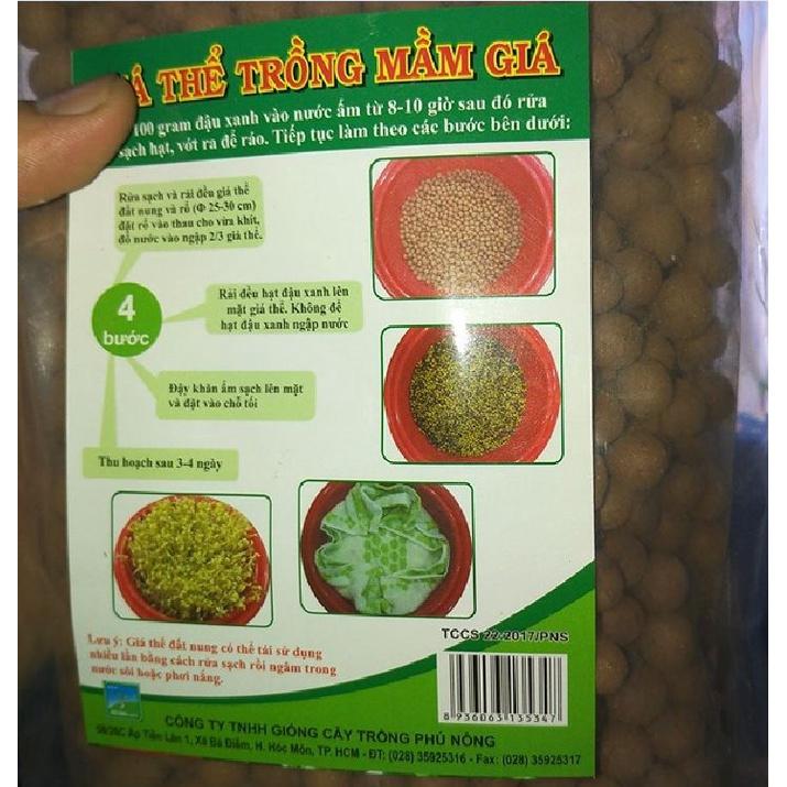 Bộ Giá Thể Trồng Mầm Giá 400g