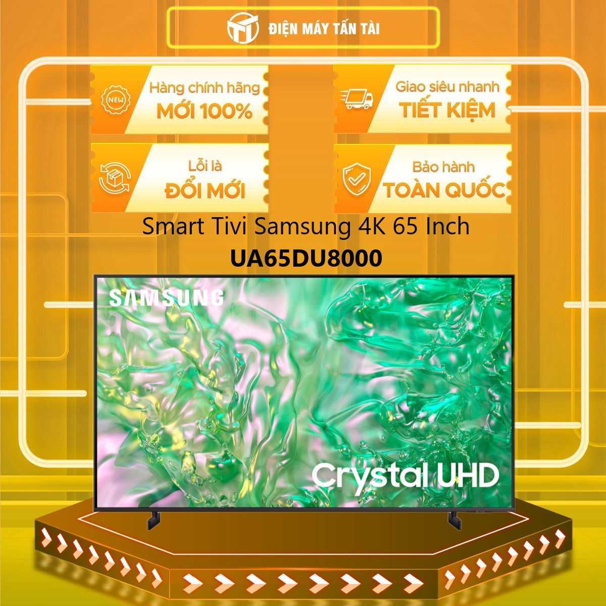 Smart Tivi Samsung 4K 65 inch UA65DU8000 65DU8000 - Hàng chính hãng - Chỉ giao HCM
