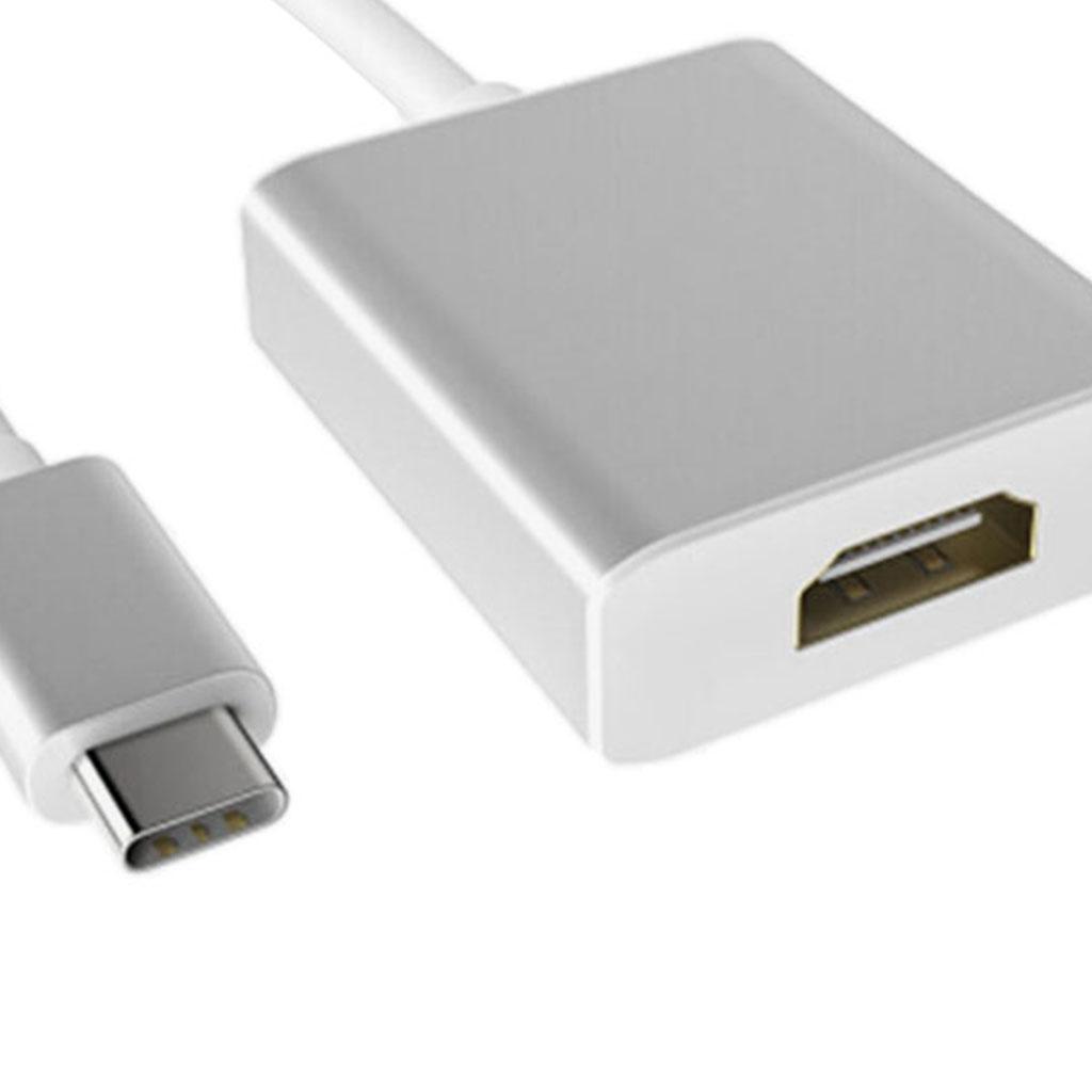 USB 3.1 Type-C To HDMI 4K 30Hz Adapter Cable For MacBook Samsung Phone