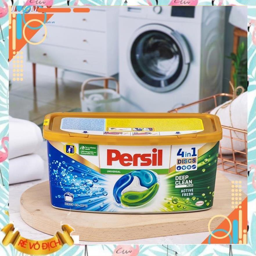 Viên giặt xả thông minh Persil Discs 4in1,Hộp 22 VIÊN-Hàng nội địa Đức- Châu Âu 