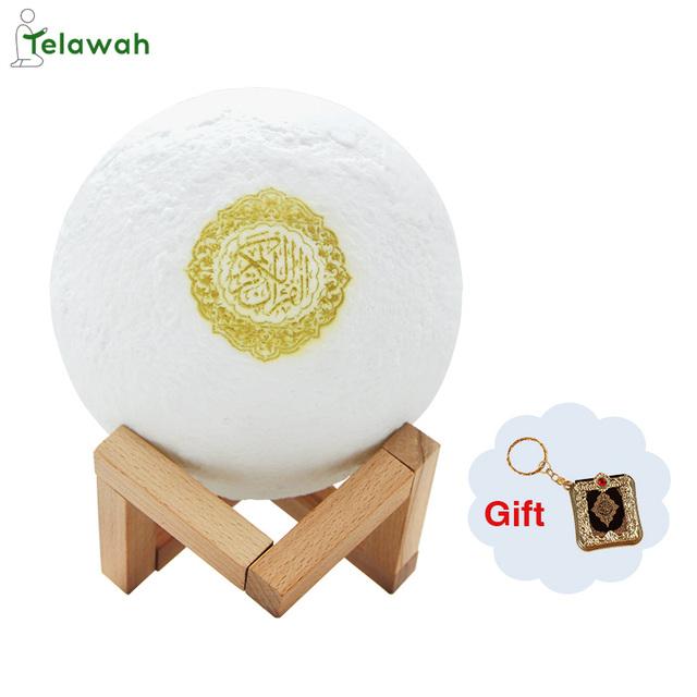 Telawah 16 Màu Loa Kinh Qur'an Ứng dụng Điều khiển Hồi giáo Đèn ngủ Bluetooth không dây 18 Người đọc 15 Ngôn ngữ Loa Koran Hồi giáo Màu sắc: SQ-510 Trắng