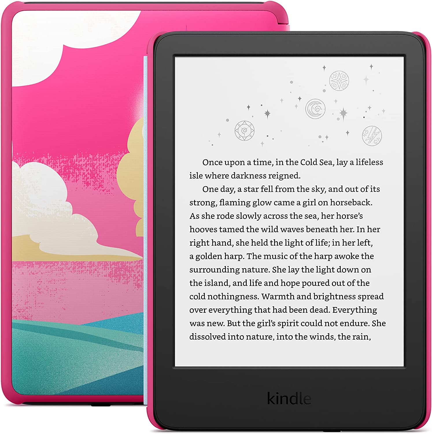 Máy đọc sách Kindle 2022 (11th) Kids Edition kèm bao da chính hãng và tài khoản Free Kid+ 1 năm - Hàng nhập khẩu