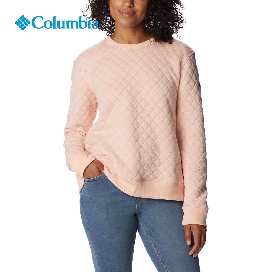 Áo thun tay dài thể thao nữ Columbia Columbia Lodge Quilted Crew - 2013122890