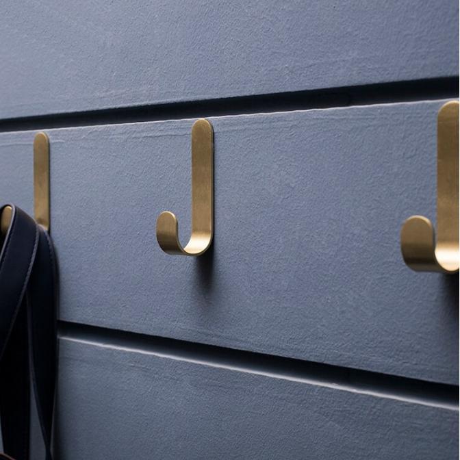 Bộ 5 móc vàng không cần đóng đinh GoldenHome Hook - Home and Garden