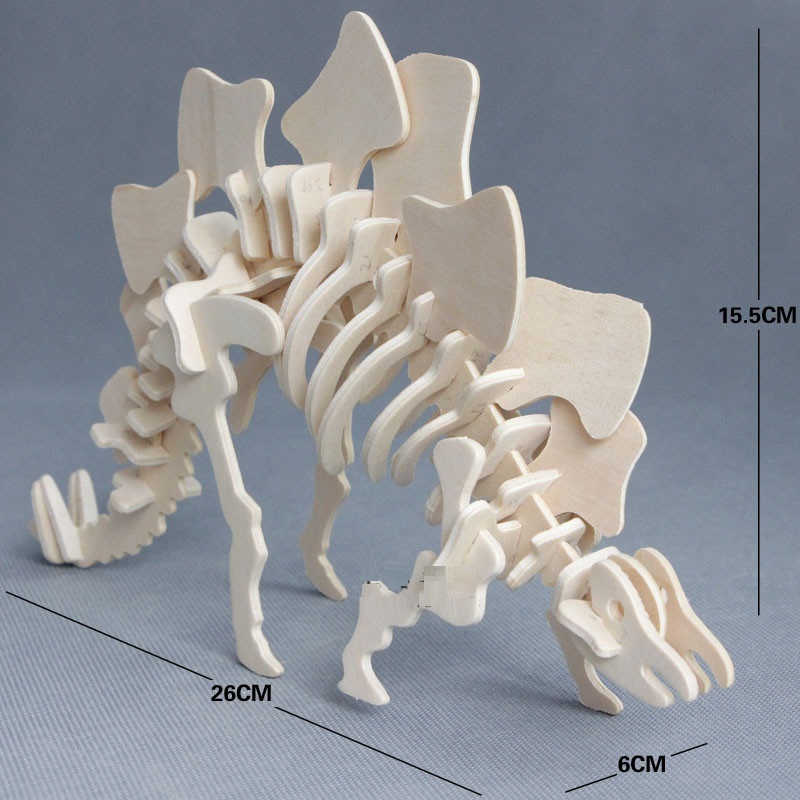 Đồ chơi lắp ráp gỗ 3D Bộ 10 Mô hình Khủng long