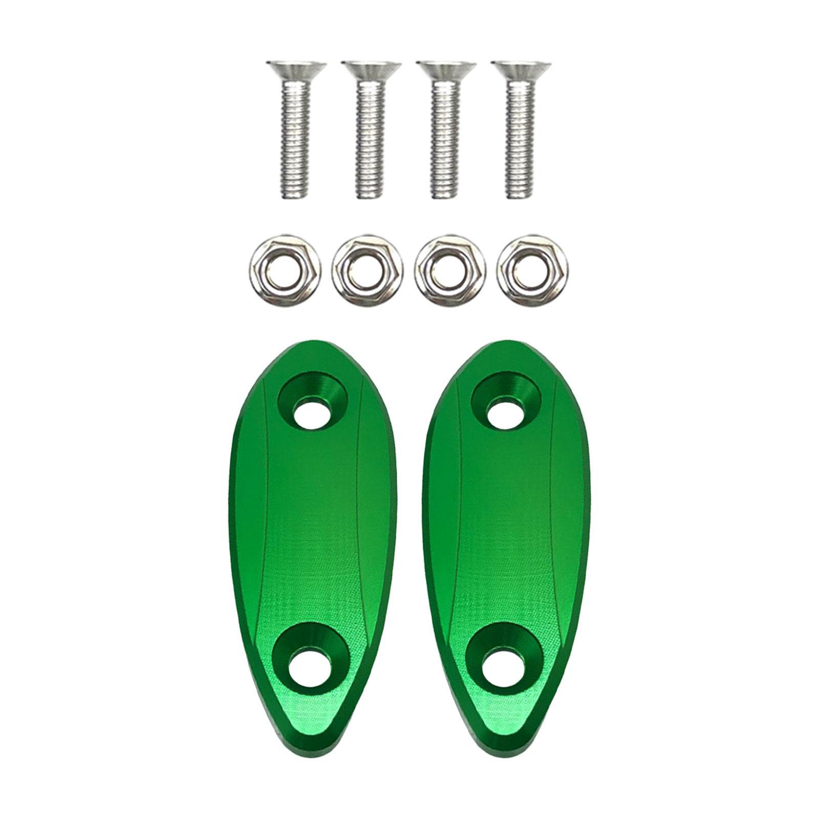 Motorcycle Rearview Mirror Block Off Base Plates Set Motorcycle Decorative Mirror Code Mirror Decorative Mount Cover Caps