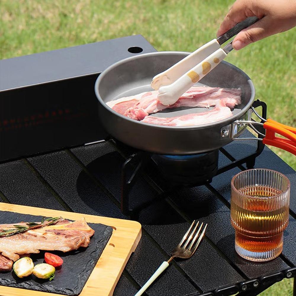 Folding Camping Cassette Stove Portable Windproof Camp Gases Burner Butane Stove 2600W with Piezo Ignition Carrying Bag