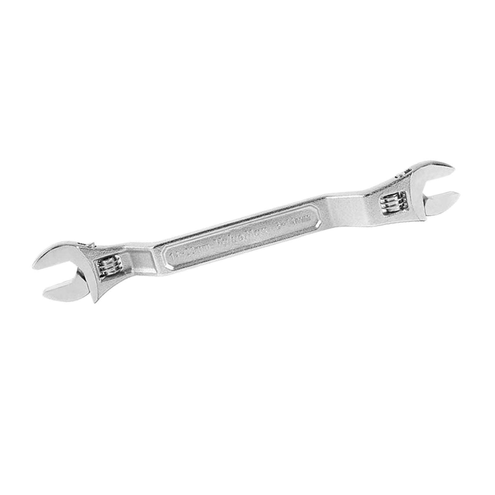 Double Head Adjustable Wrench 6mm to 22mm Multifunctional Flexible Spanner