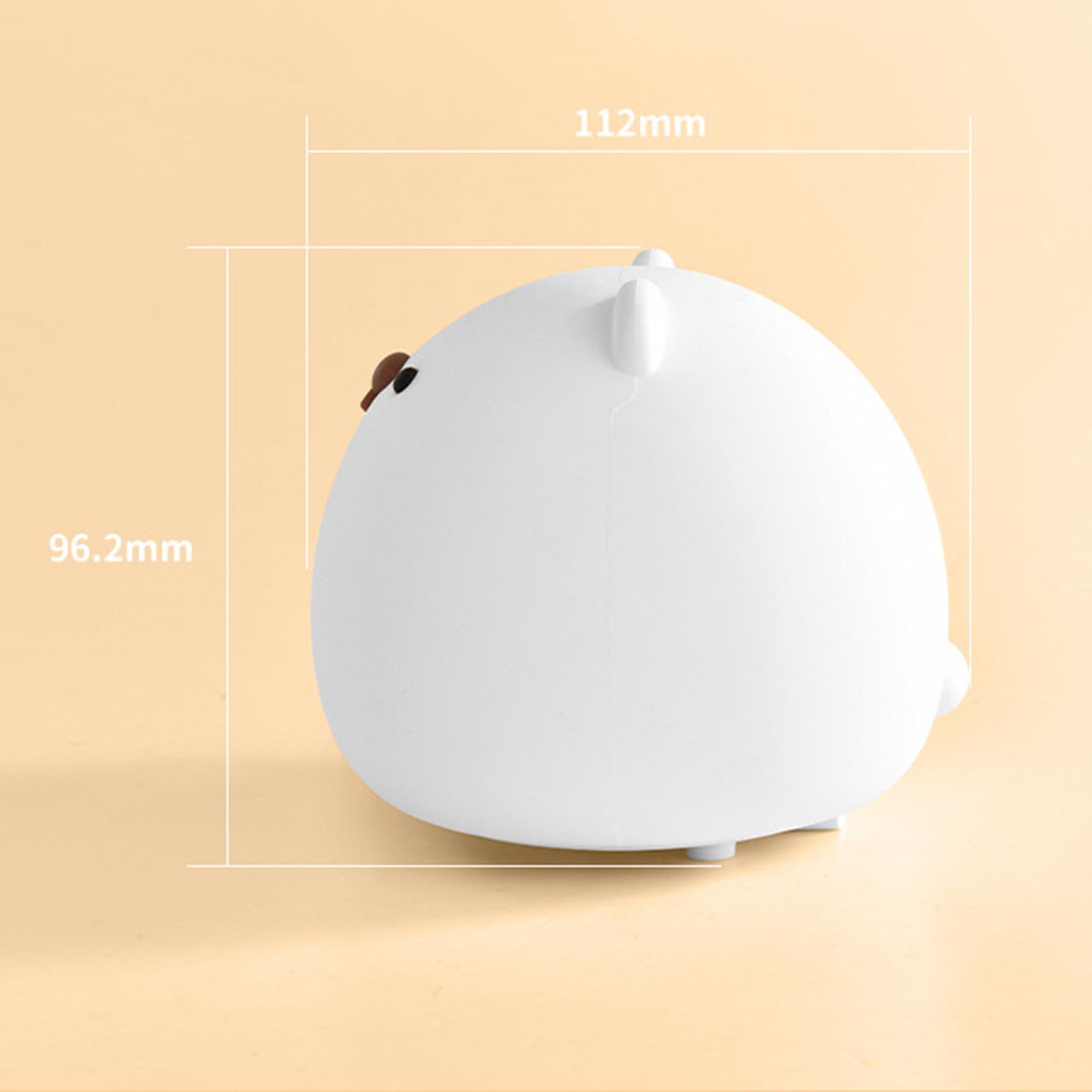 Child Animal Night Light 7 Colors Silicone USB Nursery Baby Rechargeable