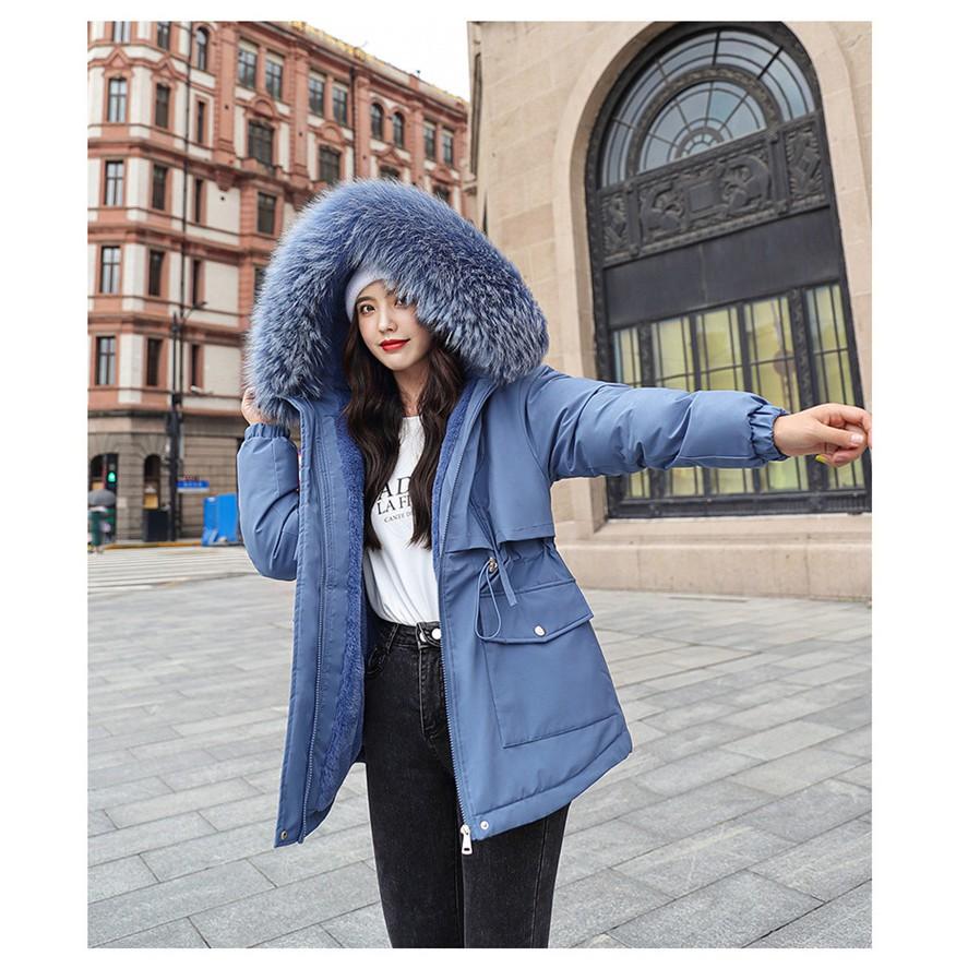 Áo phao lót lông cao cấp, Áo parka siêu đẹp cho nữ BB221 RumHana Fashion