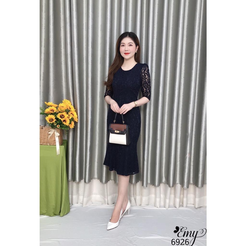 Đầm EMY EM6926 Body Ren Đuôi Cá