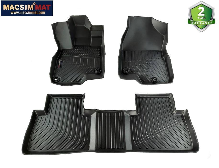 Thảm lót sàn xe Acura RDX 2019 - nay Nhãn hiệu Macsim chất liệu nhựa TPV cao cấp màu đen