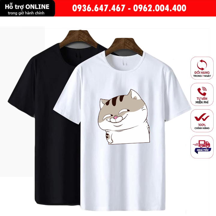 Áo Thun Unisex Nam Nữ Form Đẹp In Hình Ami Bụng Bự - Chất Vải Cotton Đẹp Mịn Mát