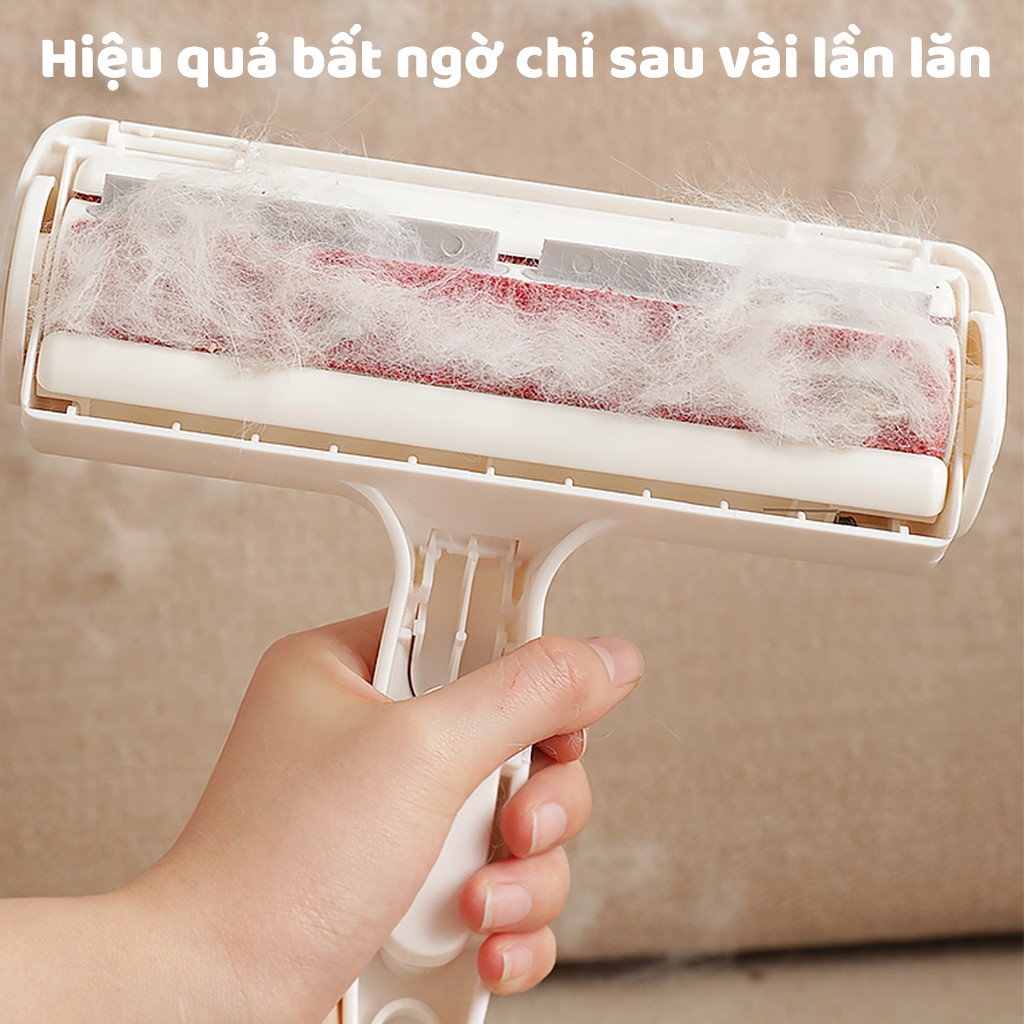 Cây Lăn Lông Thú Cưng Cây Lăn Lông Tĩnh Điện Hút Lông Chó Mèo Trên Giường Nệm Sofa