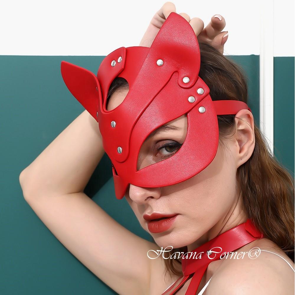 Mặt nạ mèo hóa trang Cosplay Halloween phụ kiện chụp hình quyến rũ