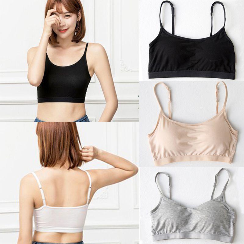 Áo ngực không gọng thoải mái tập yoga với miếng lót ngực