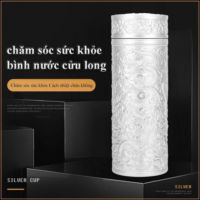 Bình Trà Cửu Long Giữ Nhiệt - Tặng Hộp Đựng Bằng Da