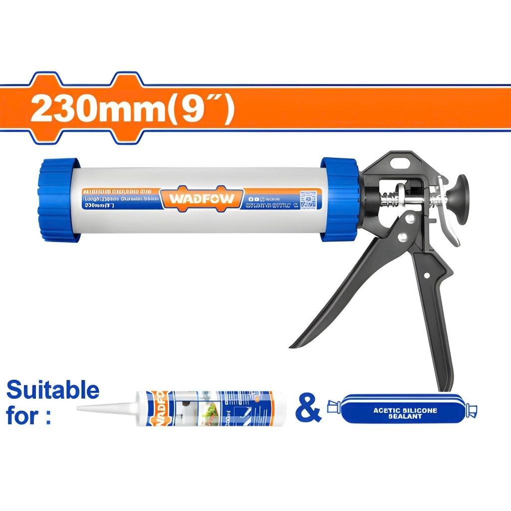 SÚNG BẮN KEO SILICONE THÂN NHÔM WCG5309 WADFOW - HÀNG CHÍNH HÃNG