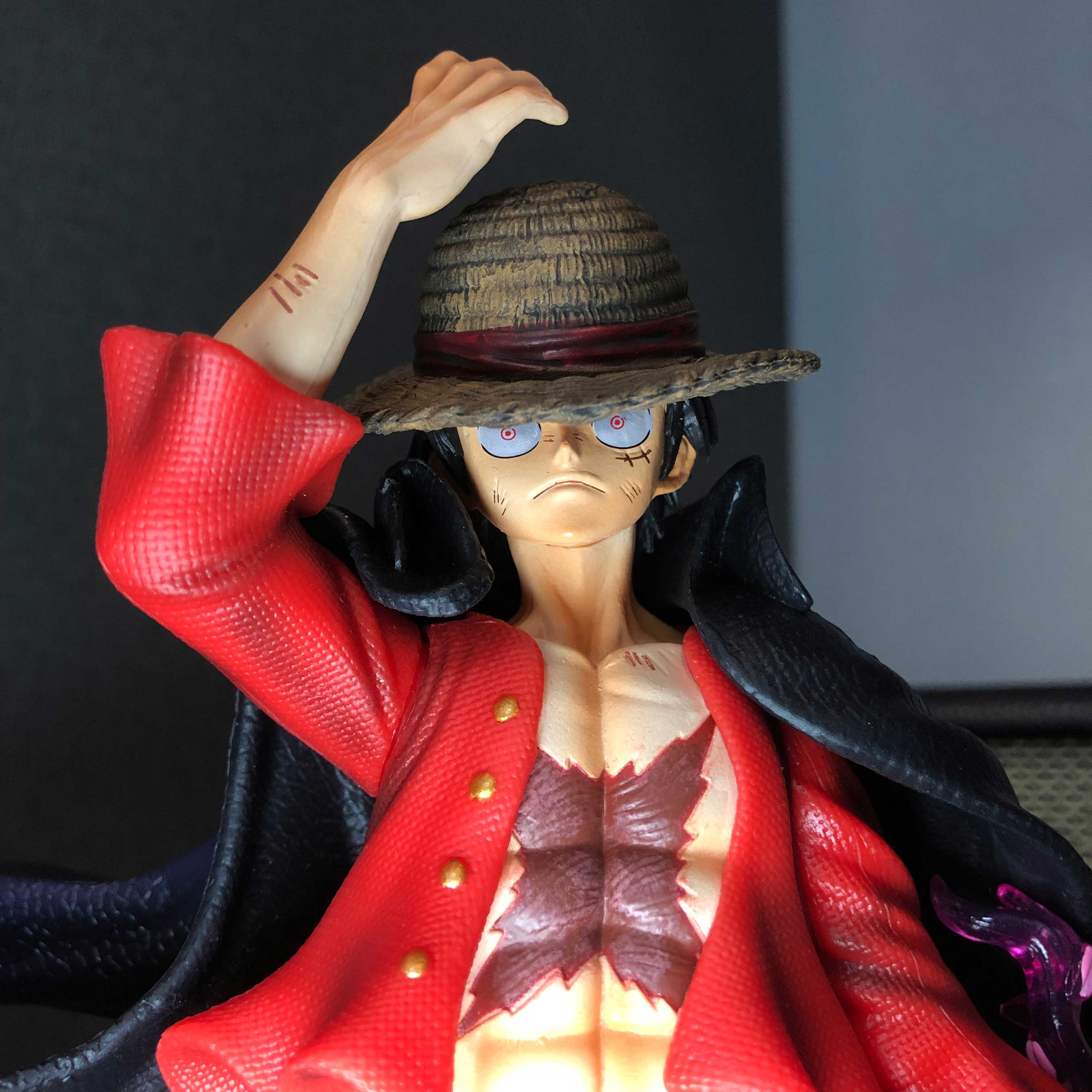 Mô hình Luffy tứ hoàng siêu ngầu bản Cao Cấp 2 đầu 23 cm - One Piece