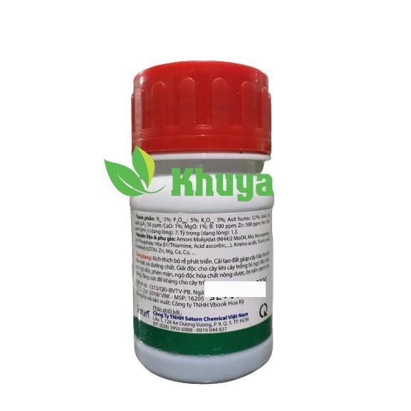 Phân bón lá sinh học Root 9 chai 100ml Bổ Sung Vitamin B1 - Ra rễ cực mạnh