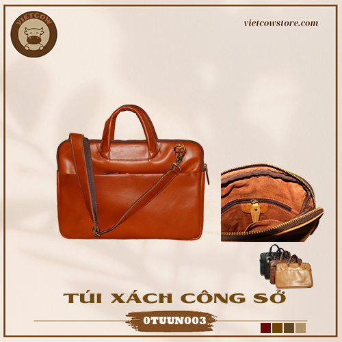 Túi Công Sở Da Bò Pullup, Túi Công Sở Da Bò Thời Trang_VietCow_0TXUN003