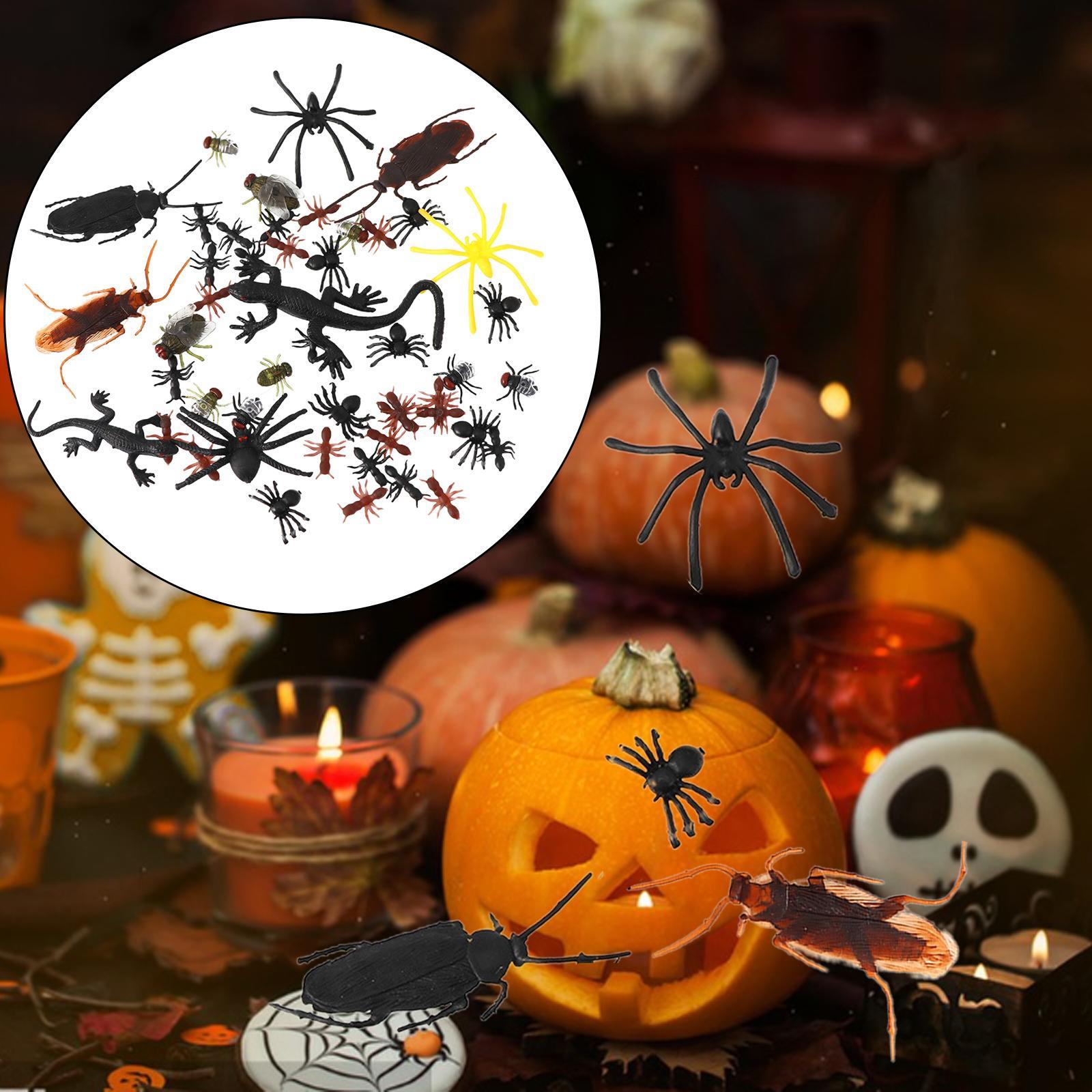 Halloween Animal Figures, Halloween Gecko Model, Educational Toys Tricky Toys Simulation Gecko Model, Fake Centipede, for Boys Children Kids