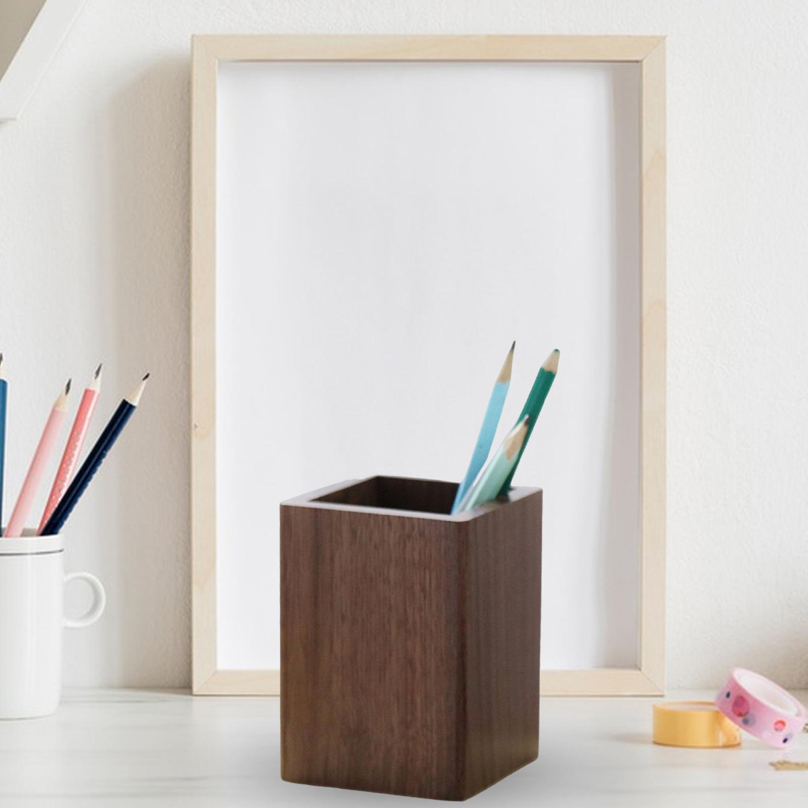 Desk Pen Holder Pencils Stand Organizer Makeup Brush Holder for Desktop