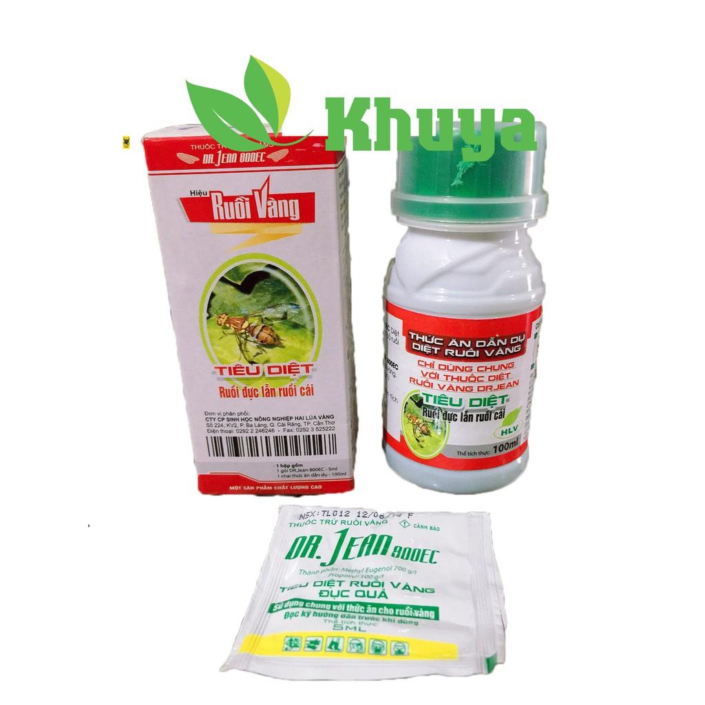 Bộ diệt ruồi vàng DR Jean 800EC Ruồi Vàng Diệt cả Ruồi đực và Ruồi cái