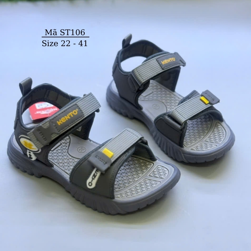 Sandal trẻ em dép quai hậu bé trai kháng khuẩn cao cấp 1 - 15 tuổi thể thao năng động cá tính NHÍM SHOP ST106