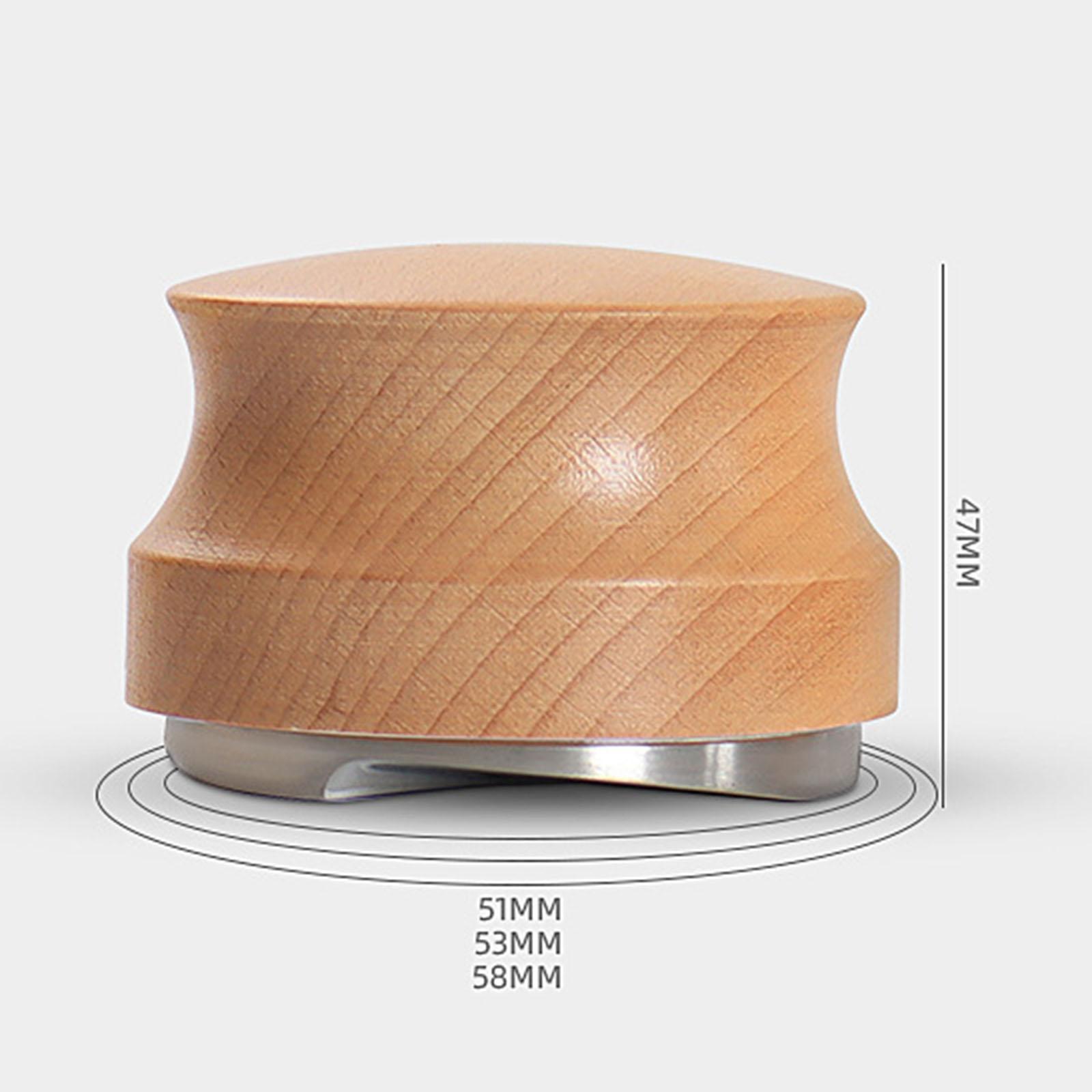 Espresso Tamper Stainless Steel Adjustable Depth for Machine Cafe