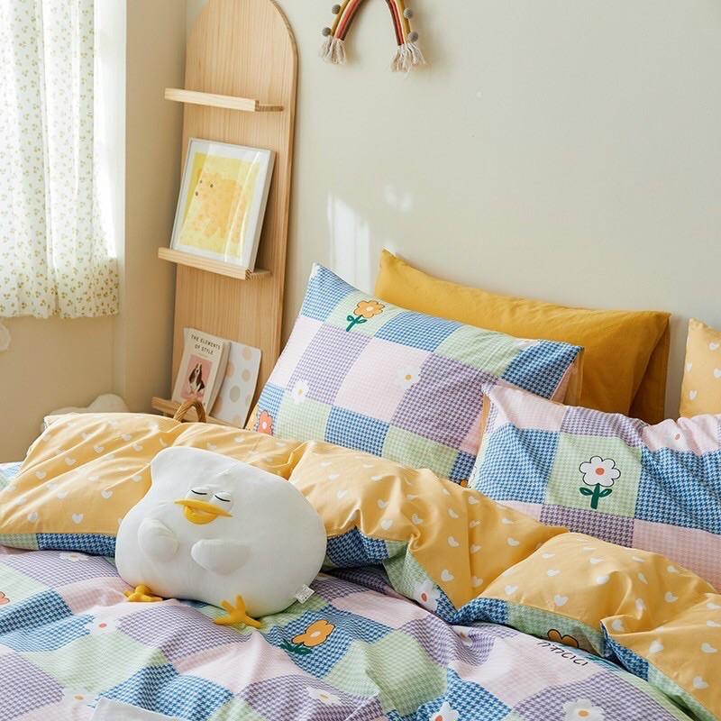 Set Cotton Living Hàng Nhập Khẩu Cao Cấp 4 Món Trong BST Hello Summer