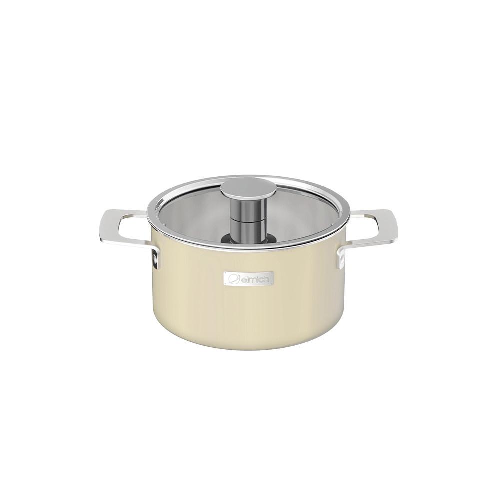 Nồi inox liền khối Elmich Hera size 18cm