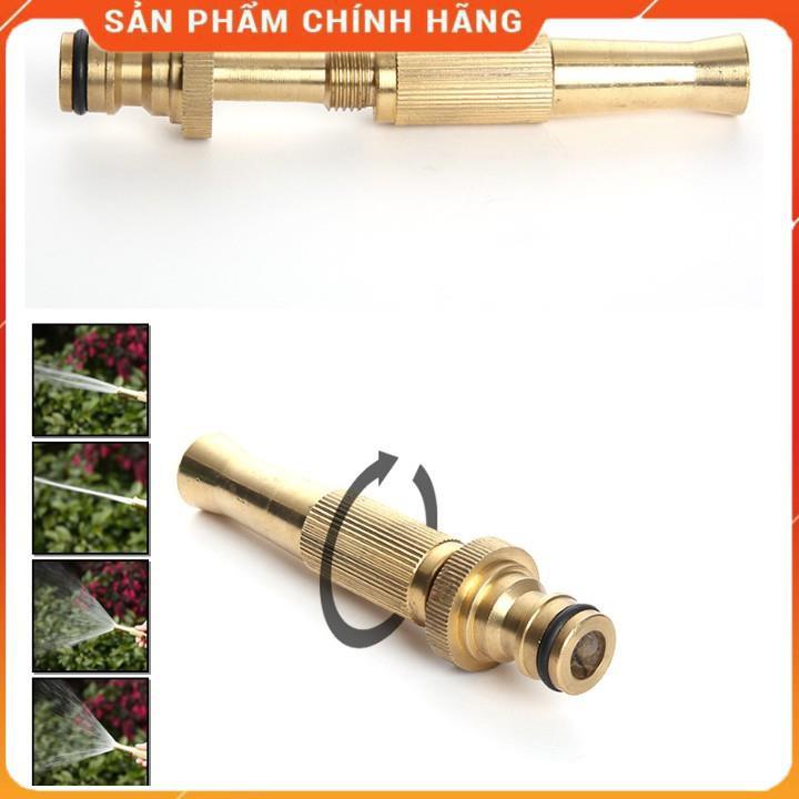 Máy bơm️Evoucher️ Bộ dây vòi xịt nước rửa xe, tưới cây , tăng áp 3 lần, loại 7m, 10m 206587 đầu đồng, cút đồng