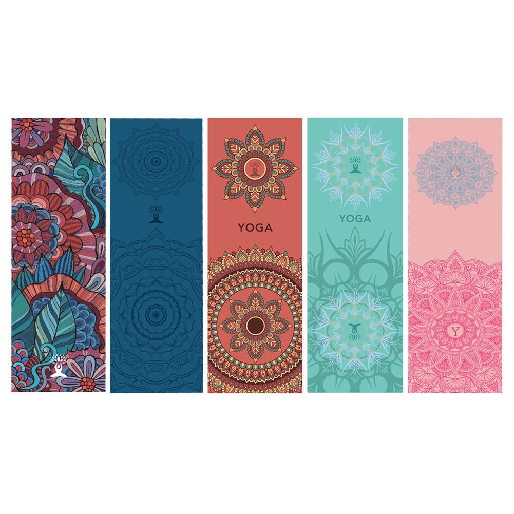 Di động có thể giặt được in yoga mat khăn khăn pilates chống trượt khăn chăn cho phòng tập thể dục khăn thể thao du lịch du lịch nhanh chóng Color: D