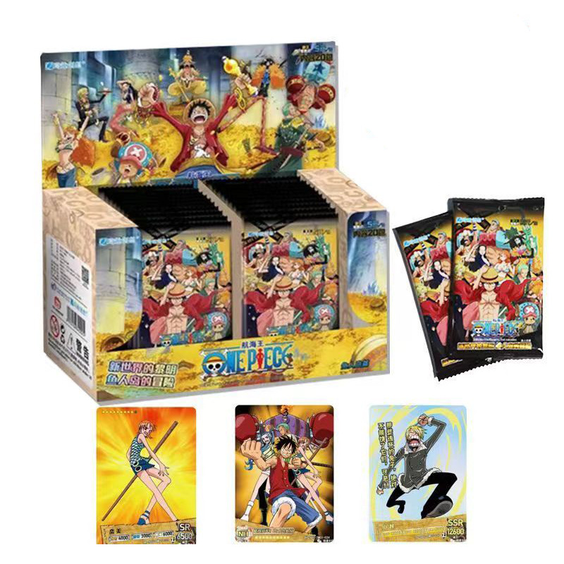 Hộp Thẻ Bài Anime One Piece ảnh thẻ nhân phẩm ngẫu nhiên chibi xinh xắn giá rẻ