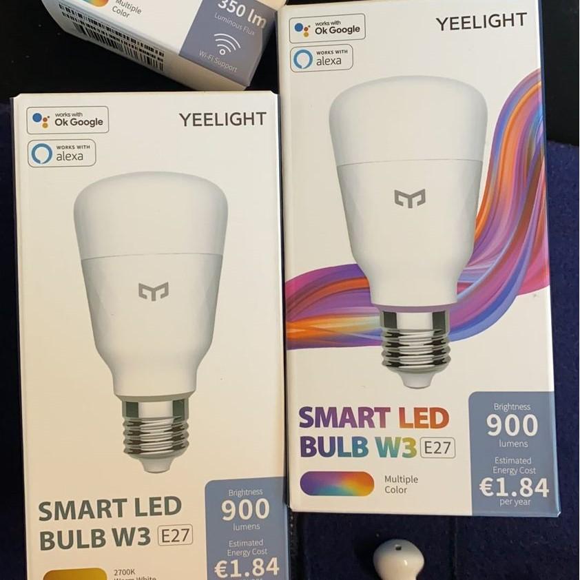 Bóng đèn Led thông minh Xiaomi Yeelight Bulb W3/ 1S Apple Homekit - đui xoắn E27 (RGB 16 triệu màu) - tích hợp Razer Chroma