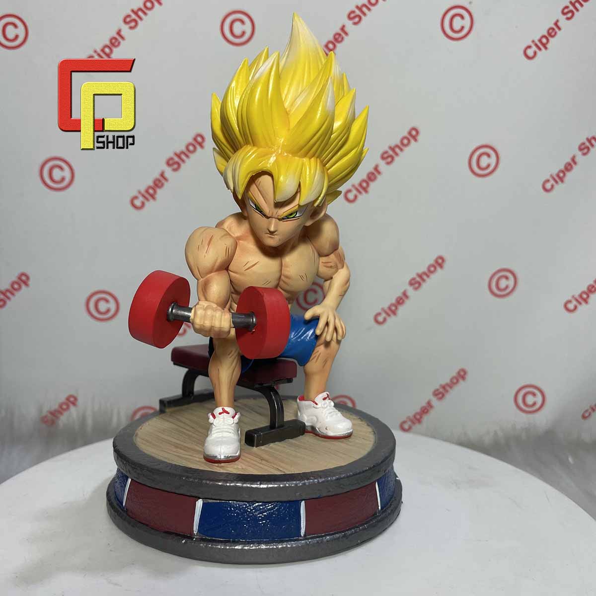 Mô hình Son Goku tập tạ - Figure Goku 7 viên ngọc rồng