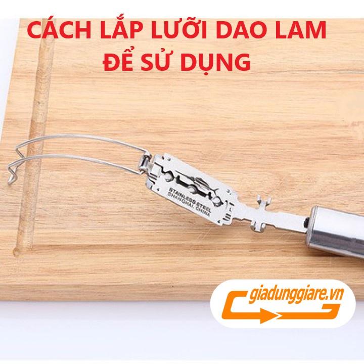 Dụng cụ cạo lông lợn INOX siêu bền dao làm sạch lông heo chân giò gia súc gia cầm tiện lợi - giadunggiare.vn