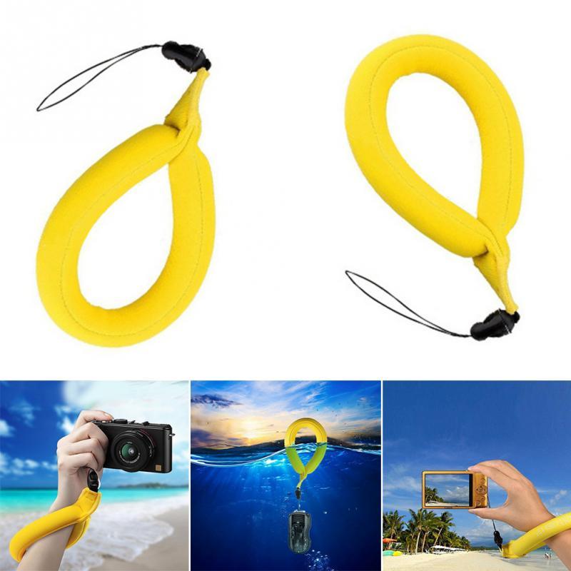 Dây đeo cổ tay xốp màu vàng di động cho Gopro Hero 4 5 6 7 8 9 10 Xiao mi Yi Sjcam Sj4000 Sj5000 Sj7000 Camera hành động